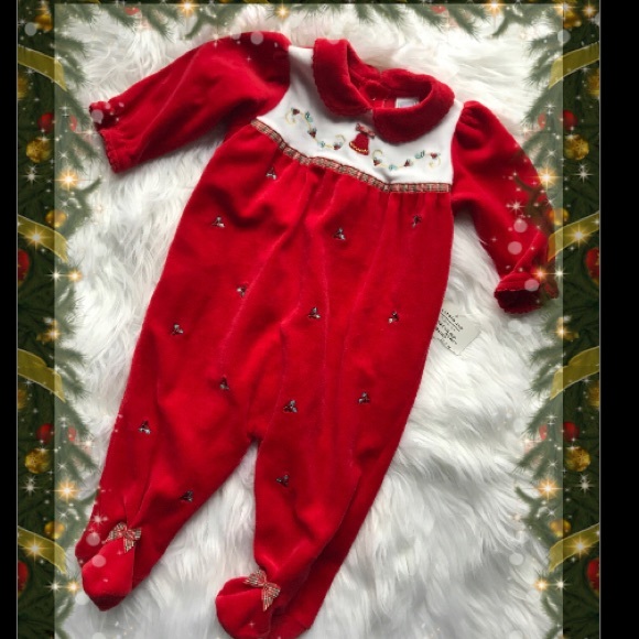 Light Grey Velour Onsie Romper w/white neckline